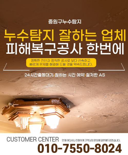누수탐지 잘하는 업체 피해복구공사 한번에 모바일 비주얼 0